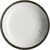 Mäser Hluboký talíř Pintar White modré tečky 21 cm