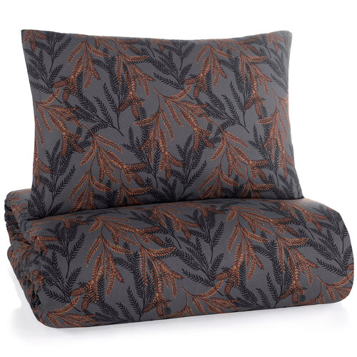 Lenjerie de pat din bumbac renforce 4Home Midnight Fern , 140 x 200 cm, 70 x 90 cm
