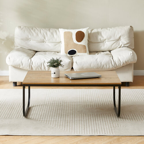 Eleganter Konferenztisch mit U-Fuß, 100 x 60 x 40 cm