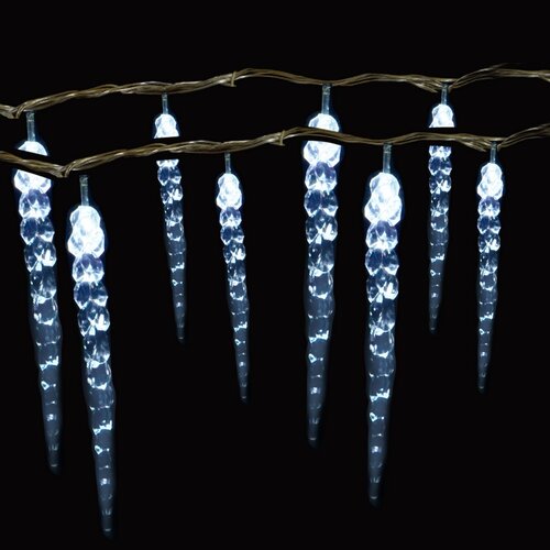 Sharks Lampki choinkowe Sople, 100 LED, biały