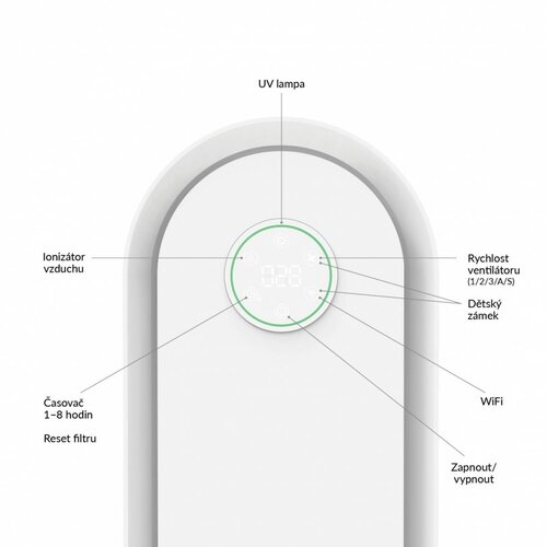 TrueLife AIR Purifier P5 WiFi légtisztító
