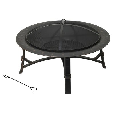 Cattara 13011 Teide tűzrakó fedővel, 88,5 x 88,5 x 53,5 cm