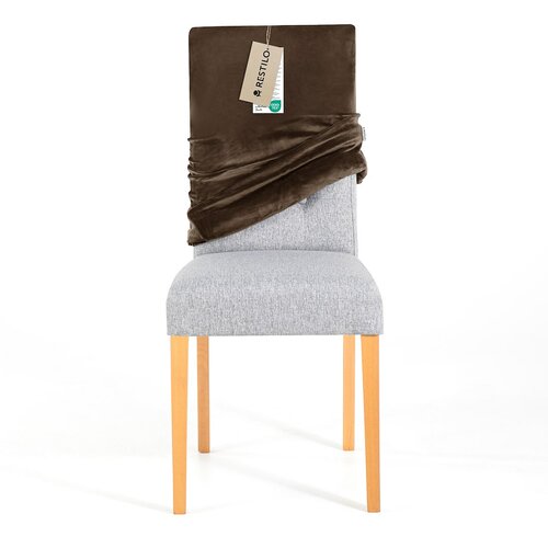 Restilo Husă pentru scaun Sento maro închis, 48 x 48 x 58 + 10 cm