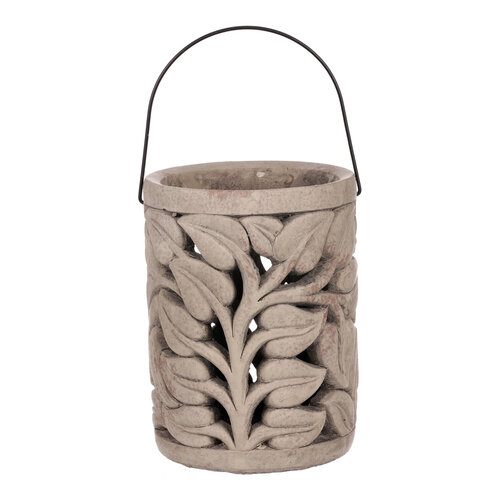 Felinar decorativ Folia, 19 x 25 cm, beton