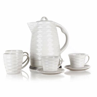 Banquet Komplet za čajnik in skodelice, 1,7 l