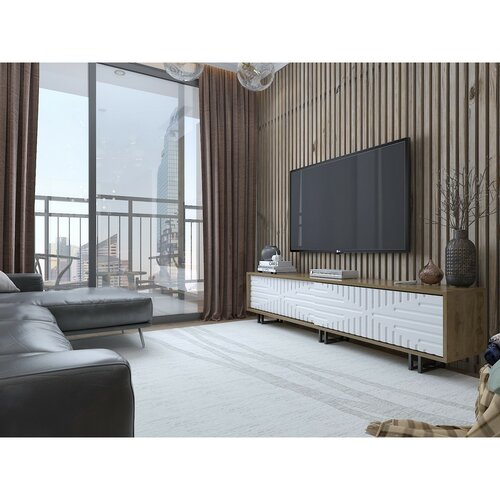 Stolik pod telewizor Askak White