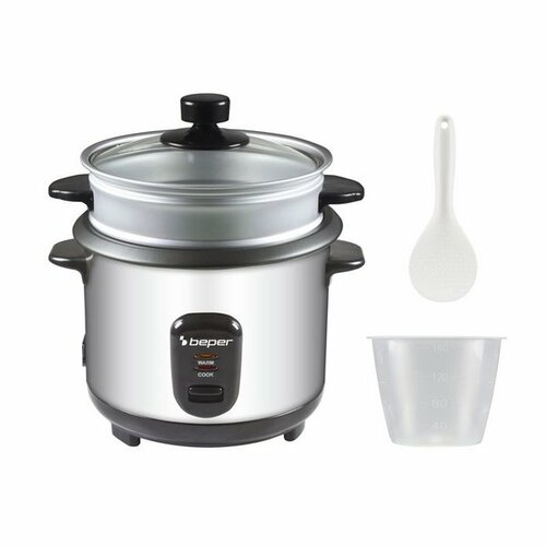 Beper 90550 cuptor cu aburi și oală pentru orez 1l
