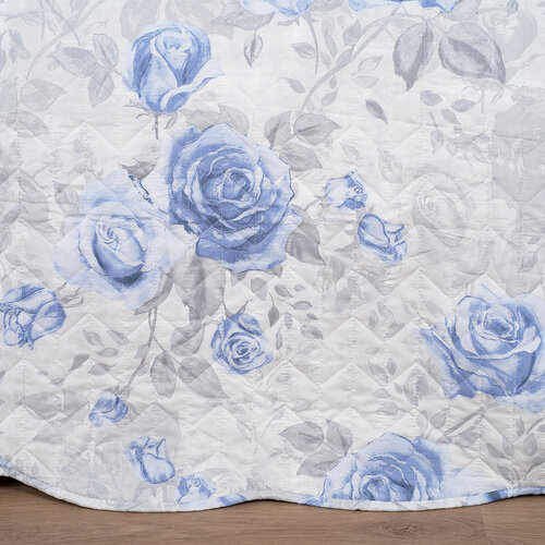 4Home Prekrivalo za posteljo Roses in blue, 220 x240 cm + 2x 40 x 40 cm