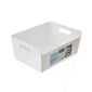 Organizator din plastic Orion Tibox, 23,5 x 18 x10,5 cm, alb