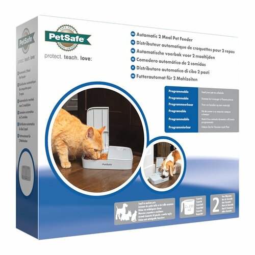 PetSafe® avtomatski krmilnik za hišne živaliAutomatic 2 Meal Pet Feeder