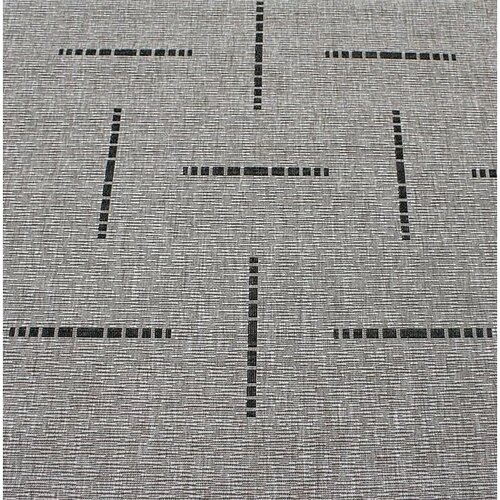 Preproga Floorlux silver/black 20008, 60 x 110 cm