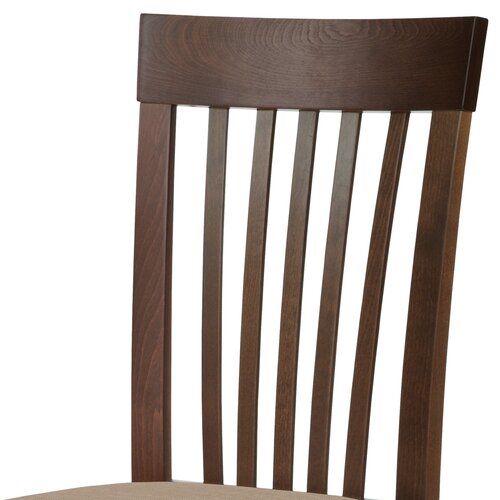 Scaun de sufragerie din lemn masiv BC-3950, nuc