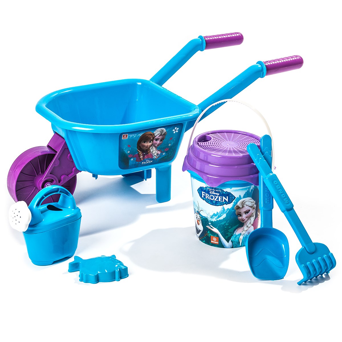 Smoby 40314 fialový fúrik s vedro setom Frozen 6 dielov od 18 mesiacov