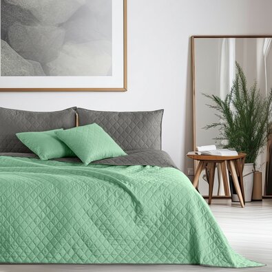 DecoKing Prekrivalo za postel Axel zelena, 220 x240 cm