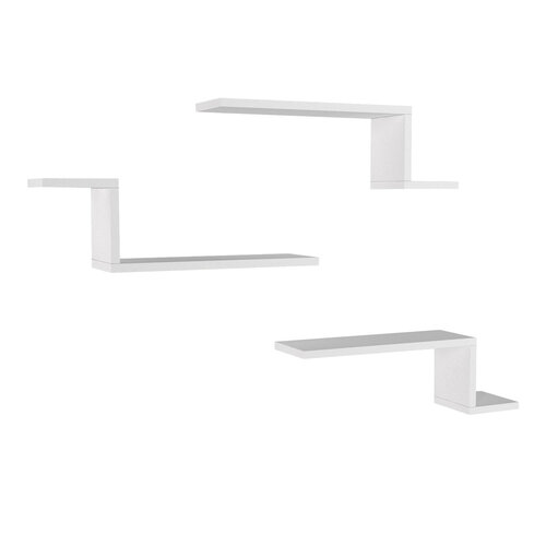 Полиця Lowa White, 3 шт.