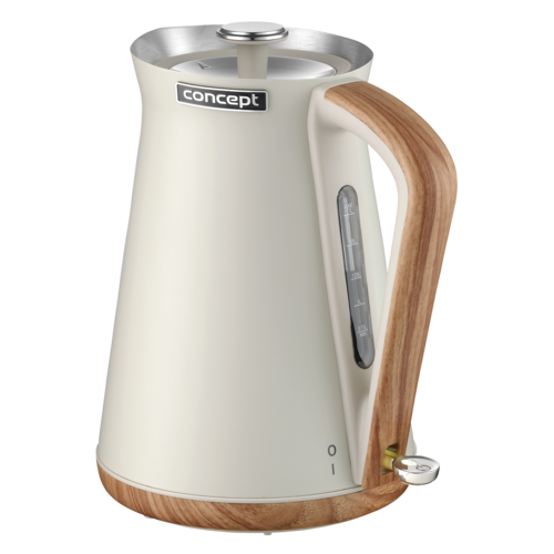 Concept RK3310 czajnik bezprzewodowy nierdzewny Nordic, 1,7 l, beżowy
