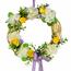 Frühlingskranz aus Weide Azalee, 20 cm, Cremebeige,