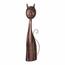 Decorațiune de grădină din metal Cat cupru , 22 x61 x 11 cm