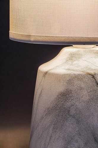 Rabalux 74067 stolní lampa Nalisa, válcovitá, bílá