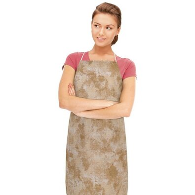 Bellatex Фартух Adéla Зміїна шкіра коричневий, 67 x 84 см