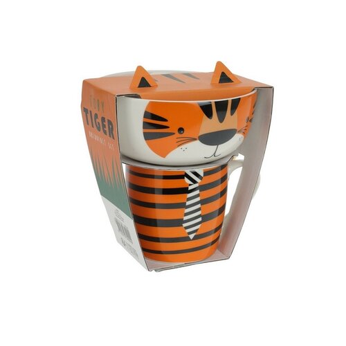 Otroški komplet skodelice in vrčka Mali tiger, porcelan