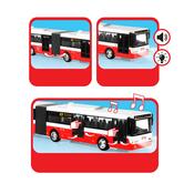 Rappa Kloubový autobus modrý, 36 cm