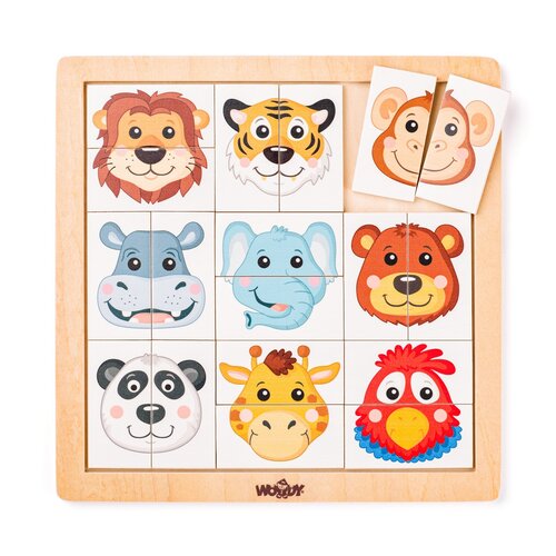 Woody Puzzle Exotic Animals