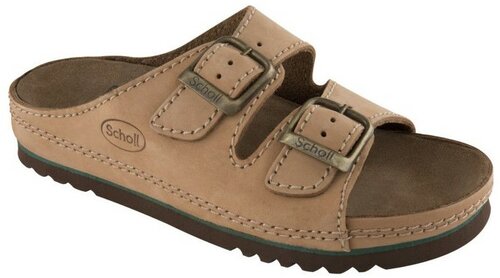 Scholl AIR BAG - Gesundheit-Pantoffel PROFESSIONAL Größe 42, braun