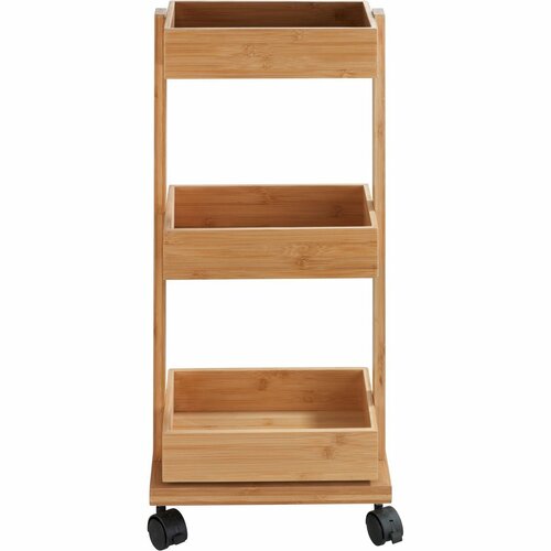 Wenko Bambusový vozík s poličkami TORTONA