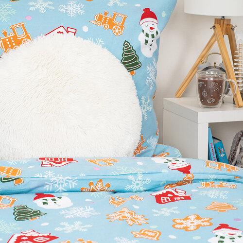 Lenjerie de pat din flanel 4Home Sweet Winter, 140x 200 cm, 70 x 90 cm