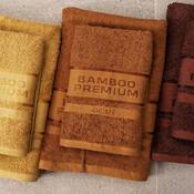 4Home Bamboo Premium brisača rjava, 30 x 50 cm,komplet 2 kos