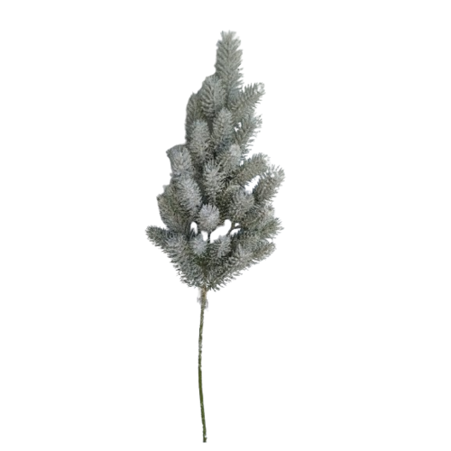 Gałązka śniegu z brokatem, 70 cm