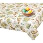 Bellatex Tischtuch Osterhase Blume beige , 100 x 100 cm