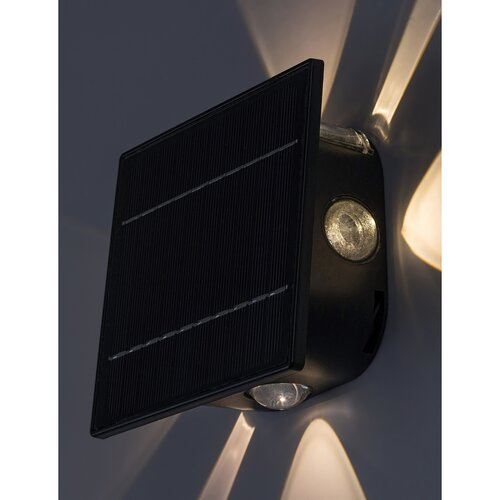 Rabalux 77034 Solarna zewnętrzna lampa ścienna LED Wall Light Emmen