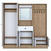 Zestaw do przedpokoju Pome White and Walnut I