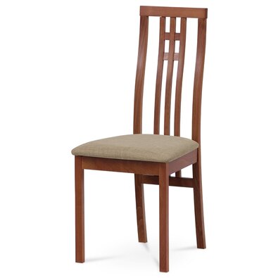 Krzesło do jadalni z litego drewna BC-2482, wiśnia