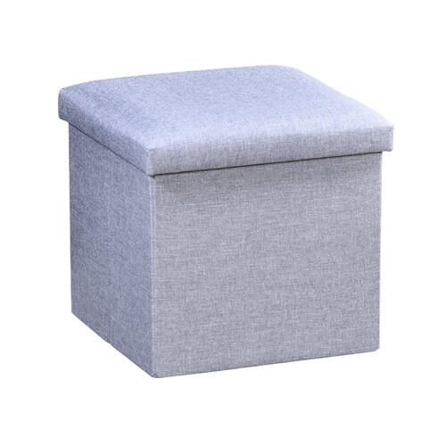 Kesper 15956 Taboret, jasnoszary, 38 x 38 x 38 cm