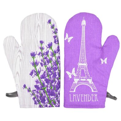 Küchenhandschuh Lavendel lila, 18 x 28 cm