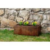 Line Kerti virágláda 40 x 90 x 30 cm, corten CORGARDEN 1005