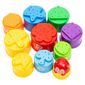 Baby Mix Kubki edukacyjne z melodią, 10 szt.