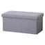 Kesper 15952 Gepolsterte Kommode, Hellgrau, 76 x 38 x 38 cm