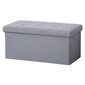 Kesper 15952 Gepolsterte Kommode, Hellgrau, 76 x 38 x 38 cm