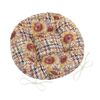 Bellatex EMA sedežna blazina okrogla prešitaSunflower , 40 cm