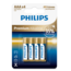 Philips Batéria AAA 1,5 V Premium Alkaline, 4 ks