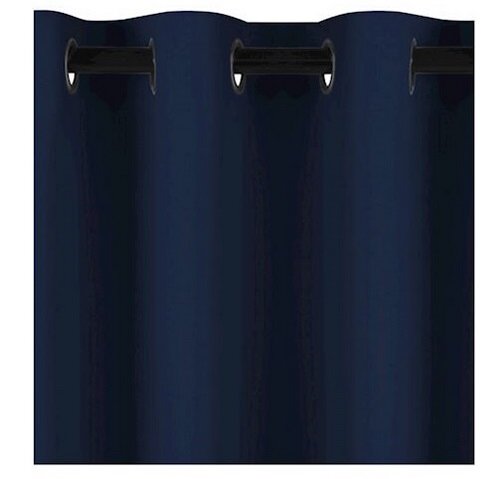 Restilo Draperie Blackout EYELETS indigo, 140 x 245 cm