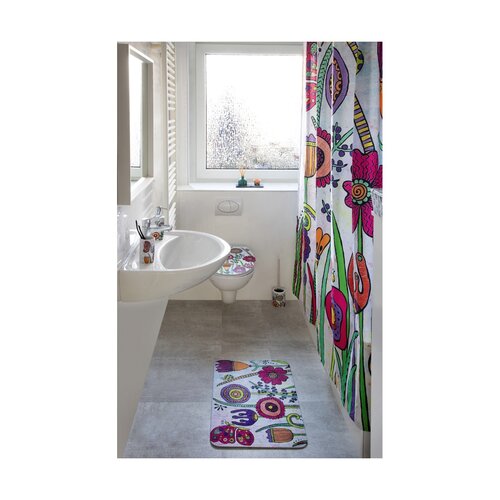 Wenko Keramični dozator za milo Flowers, 360 ml