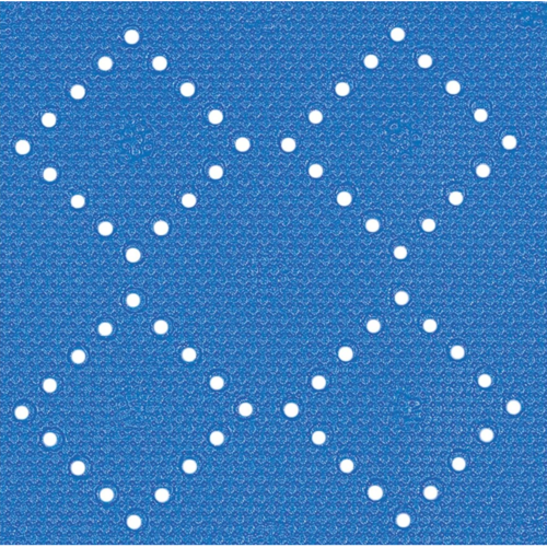 Spirella Rutschfeste Duschmatte ALASKA, blau, 55 x 55 cm