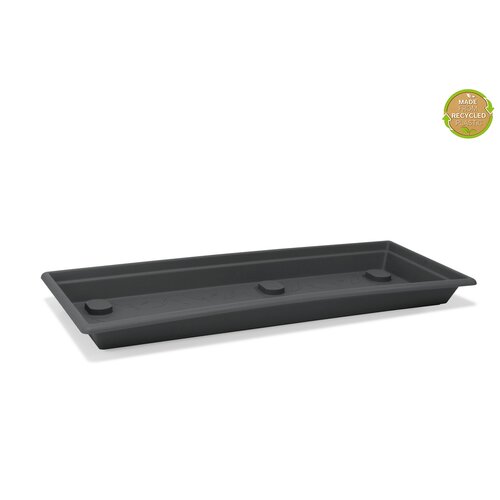 Gardenico Untersetzer für Blumenkasten Magnus Anthrazit, 100 cm