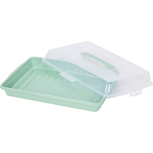 Tavă de servire cu capac EH 44 x 31 x 10 cm, verde