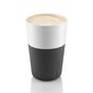Hrnček na café latte 360 ml čierny, sada 2 ks